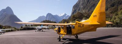 Milford Sound Flight with Landing & Glaciers