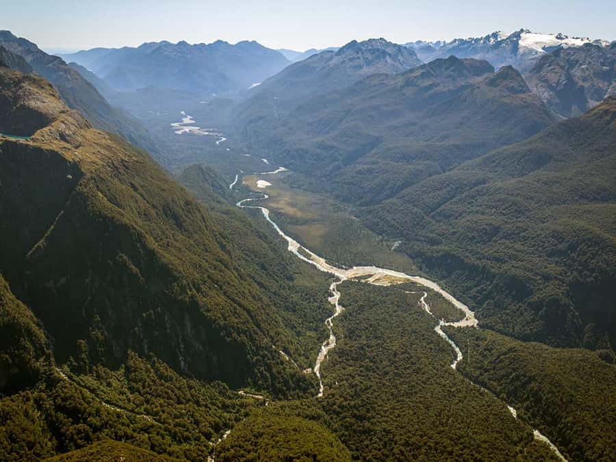 From Wanaka: Milford Sound Flight with Landing & Glaciers - Touching down at Milford Sound: photos, scale, and waterfalls up close