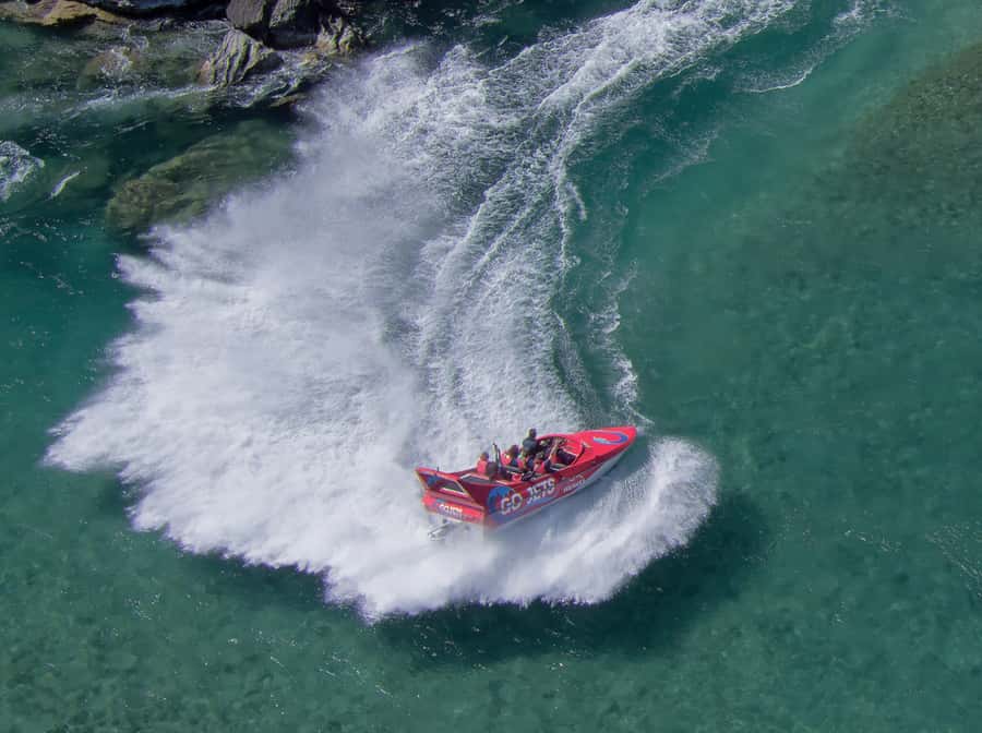 Go Jets Wanaka Clutha River Jet Boat Experience - Clutha River Jet Boat, the kind of speed you can feel in your bones