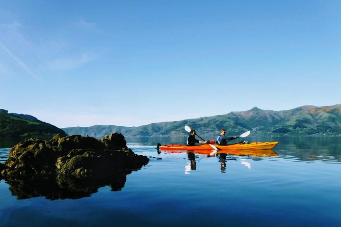 Guided Electric Mountain Bike & Sea Kayak Tour in Akaroa - Kayaking the crater on Crater Cruiser (11:30am to 2:00pm)