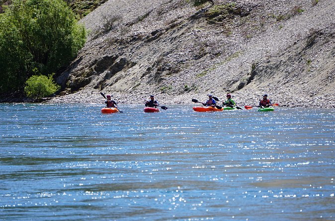 Half-Day Kayak Experience on the Mighty Clutha River from Wanaka - The end-of-trip moment: jet boat back to Paddle Wānaka