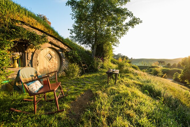 Hobbiton Movie Set day tour From Auckland - The Green Dragon Inn drink break that actually feels like part of the day