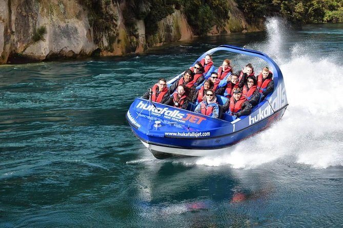 Hukafalls Jet Boat Ride in Taupo - Huka Falls, Up Close: Eye-Water-Level Viewing at the Base
