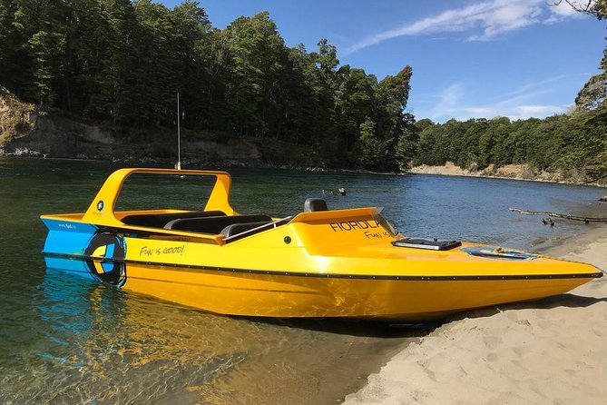 Jet Boat Journey through Fiordland National Park - Pure Wilderness - The full flow back up river: why the return ride feels different