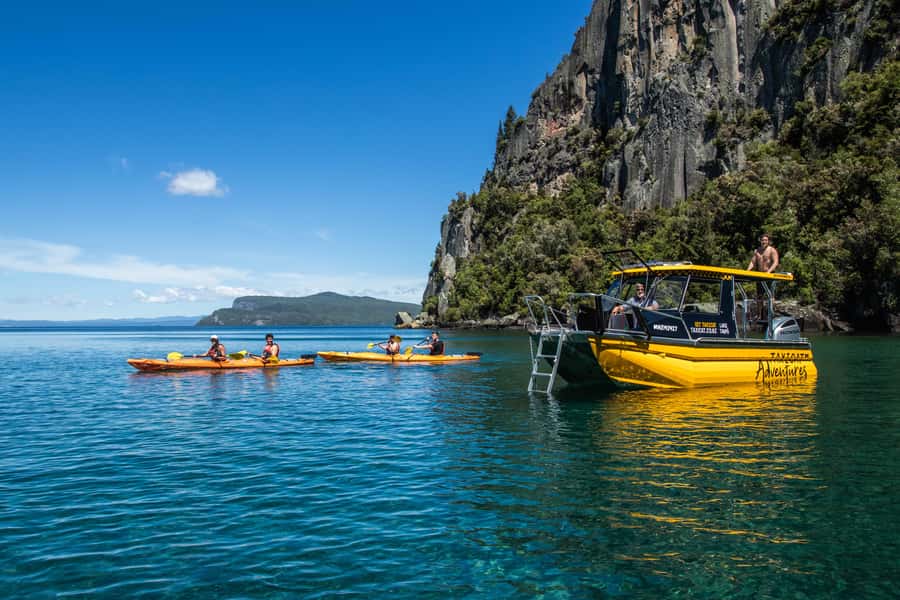 Kinloch: Lake Taupo Catamaran Cruise with Paddleboarding - Why the Western Bays of Lake Taupo feel off the usual track