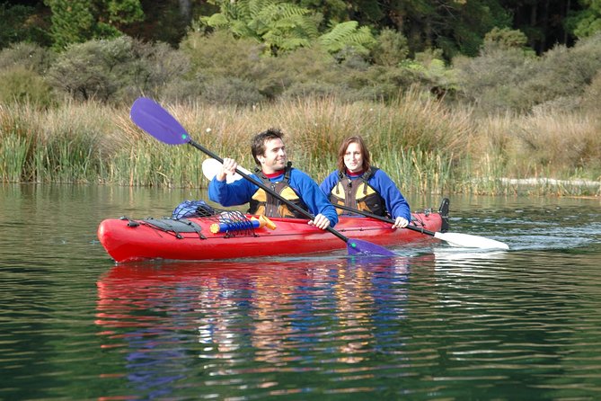 Lake Rotoiti Evening Kayak Tour including Hot Springs, Glowworm Caves and BBQ Dinner - Kayaking Into Boat-Only Caves for Glowworms