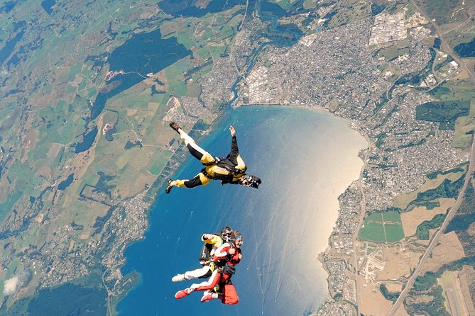 Lake Taupo 12,000-Foot Tandem Skydiving - Gear up: harness, jumpsuit, goggles, and the safety briefing
