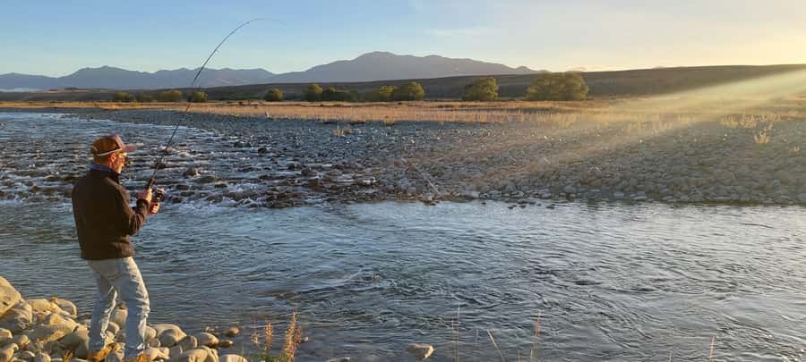 Lake Tekapo Fishing Tour - Lake Tekapo Canal: the water that makes big trout a real goal