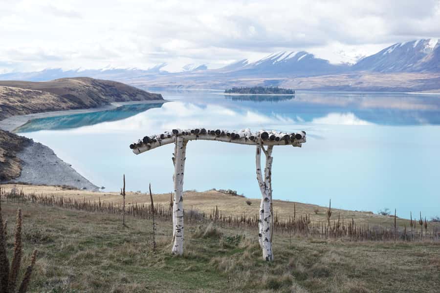 Lake Tekapo High Country Farm Tour (Carbon Positive) - Inside the 12-seater van: comfort, views, and the bumpy reality