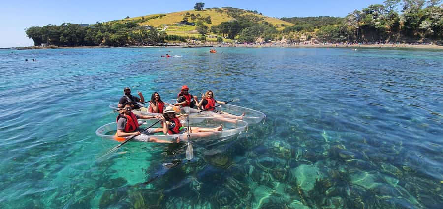 Leigh: Goat Island Clear Kayak Rental - Entering the Clearyak, How Clear-Kayak Viewing Really Plays