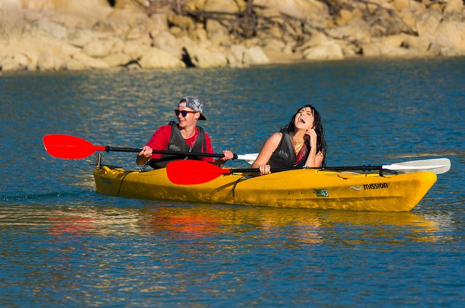 Lock, Stock & 2 Smoking Paddles - Lunch stop on golden sand: walk, swim, and café-style breaks