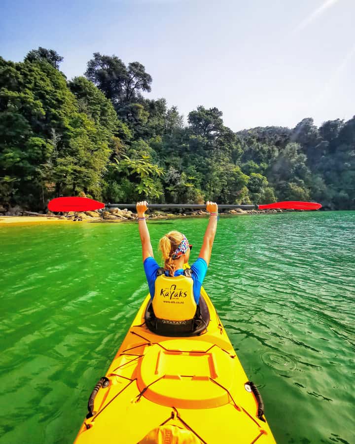 Mārahau: Abel Tasman Marine Reserve Kayak Tour - Route options: Awaroa to Bark Bay or Onetahuti to Anchorage