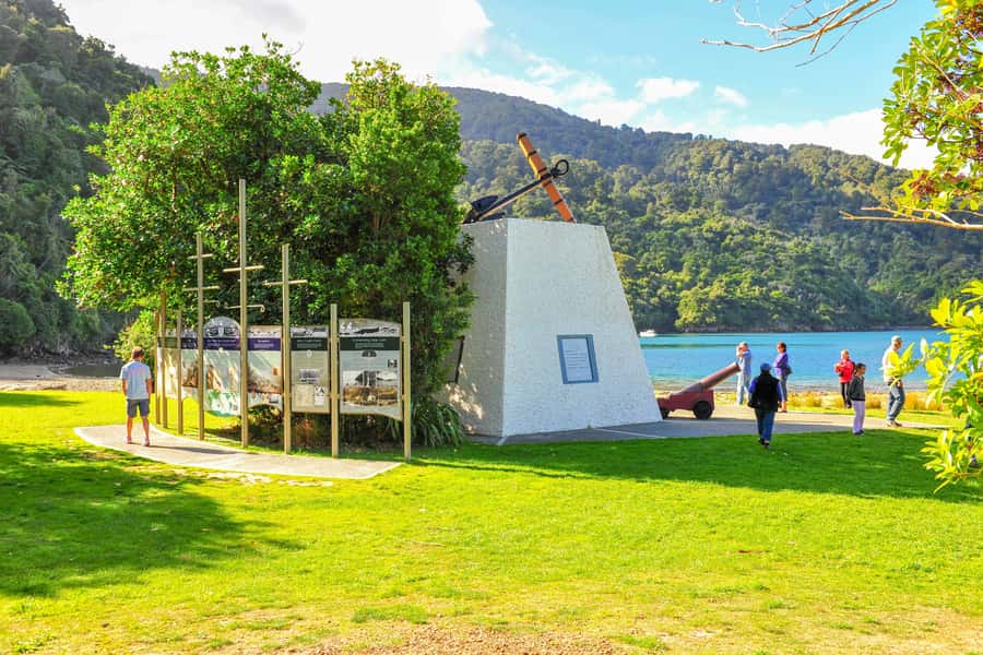 Marlborough Sounds and Ship Cove Cruise from Picton - Ship Cove Onshore: Captain Cook’s Landing and a Beach You Can Walk