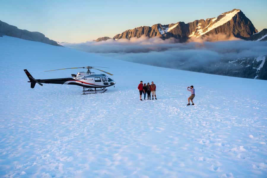 Milford Sound: Helicopter Flight with Glacier Landing - The Approach to Tutoko Glacier and Mount Tutoko Views