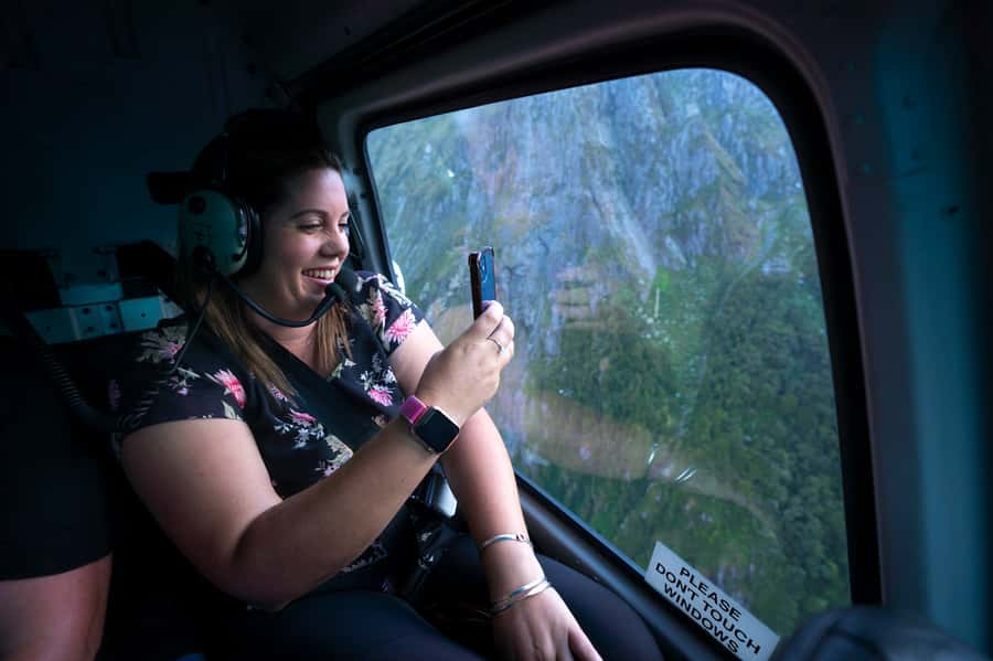 Milford Sound: Helicopter Flight with Glacier Landing - Flying the Route: Bowen Falls, Mitre Peak, and the Tallest Waterfall in NZ