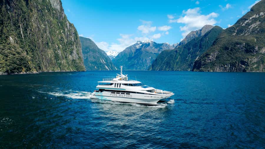 Milford Sound: Nature Cruise on a Modern Catamaran - A Modern Catamaran That Lets You See Everything, Not Just Part of It