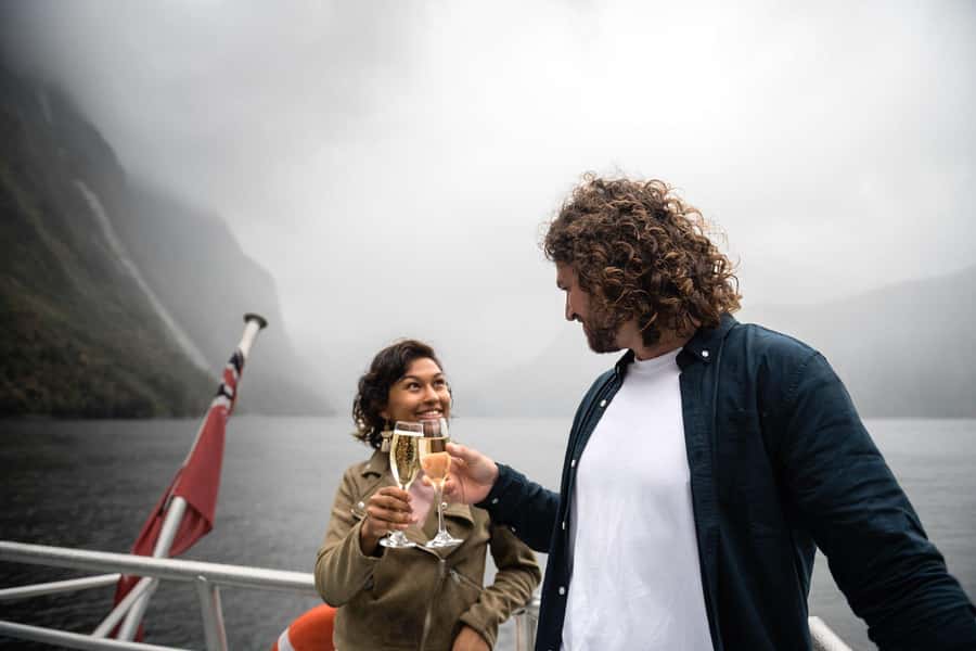 Milford Sound: Premium Small Group Cruise with Canape Lunch - Champagne Arrival and Reserved Seating You Can Actually Use