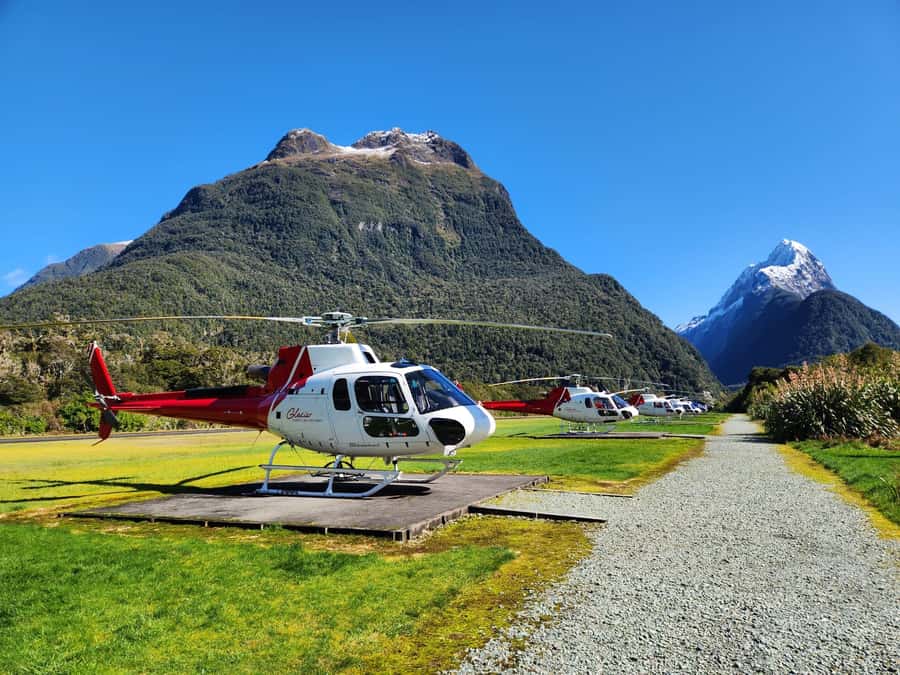 Milford Sound Scenic Helicopter Flight with Landing - Glacier and Alpine Landings, and What Season Means