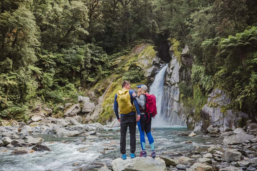 Milford Sound: Self-Guided Milford Track Day Walk - Walking to Giant Gate Falls, and what makes it worth it