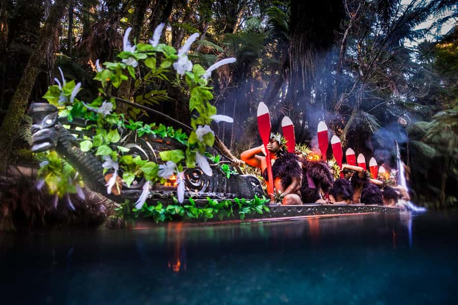 Mitai Maori Village: Cultural Experience and Dinner Buffet - Warriors on the Wai-o-whiro Stream: The Waka Canoe Moment