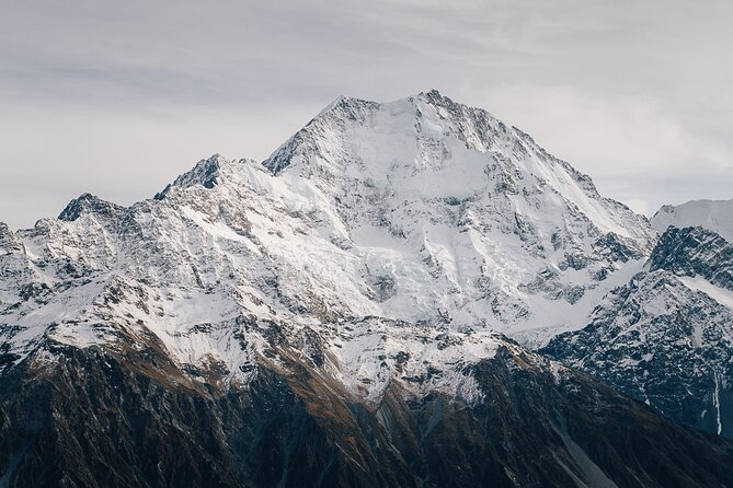 Mount Cook and The Glaciers 55-Minute Helicopter Flight - Franz Josef and Fox Glacier from above, with the West Coast in view