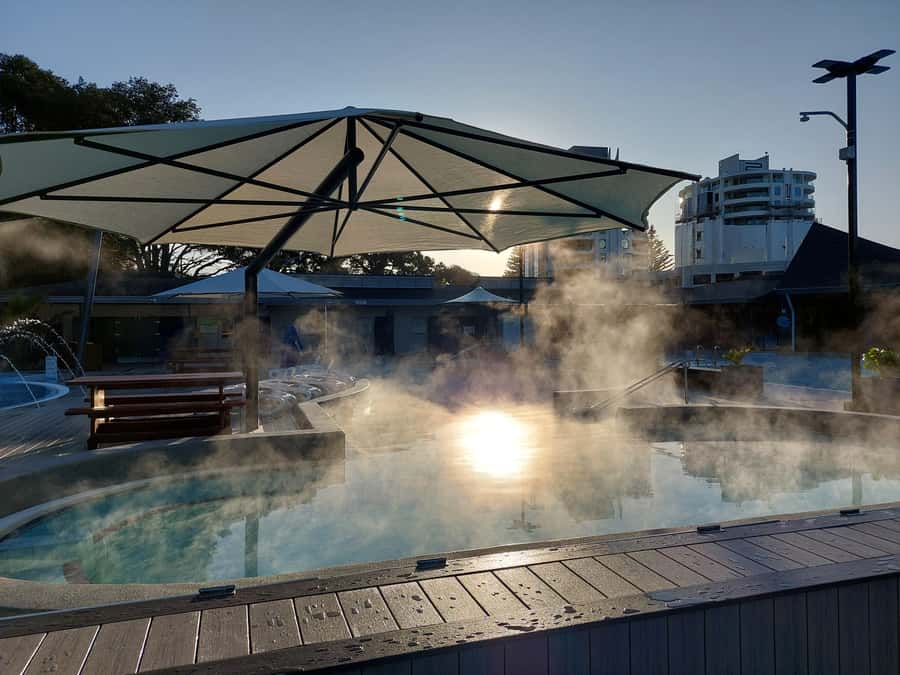 Mount Maunganui: Hot Ocean Water Pools Entry Ticket - Inside the pools: five outdoor stops from 32 to 39°C