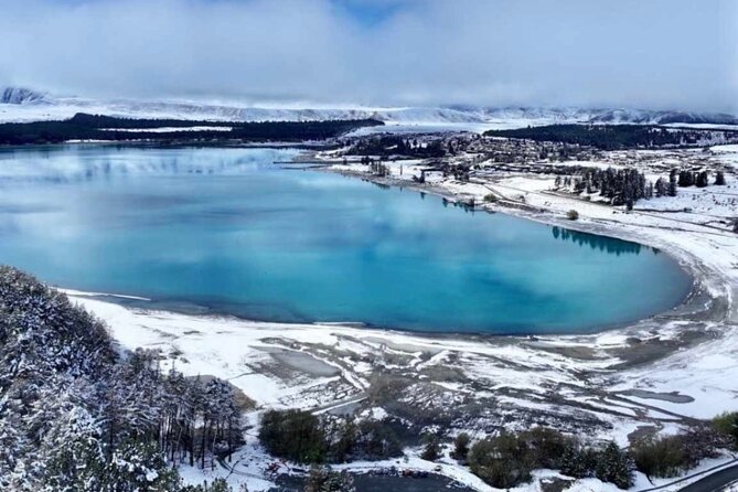Mt. Cook Full Day Private Tour via Tekapo from Christchurch - Stop 3: Lake Pukaki, glacier fed colors in a shorter pause