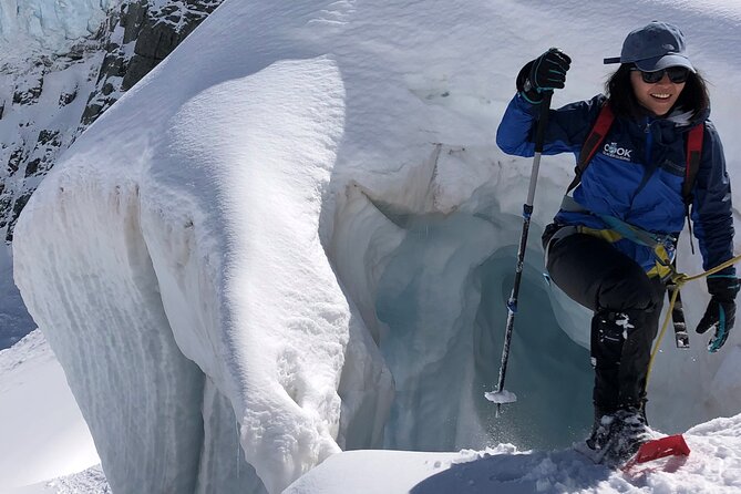 Mt Cook Small Group Tour & Heli Hike Combo from Queenstown - Walking the Tasman Glacier with crampons and a guide’s plan