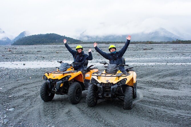 Off Road Quad Bike Adventure Tour in Franz Josef - Where the adventure goes, rainforest tracks, river crossings, and Mars-like riverbed views