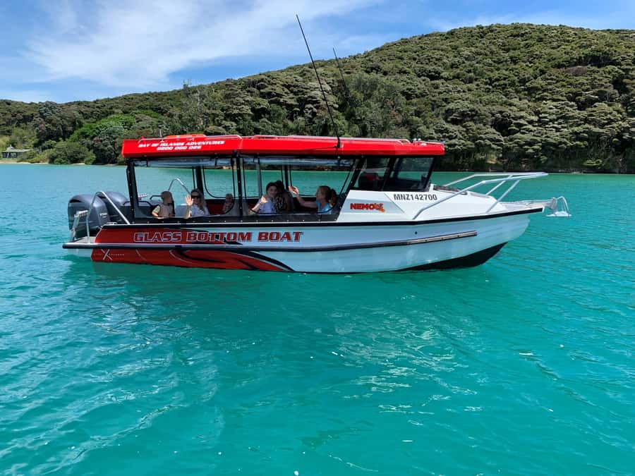 Paihia: Glass Bottom Boat Tour to the Hole in the Rock - Deep Water Cove, Okahu Passage, and the Bay of Islands coast you can cover fast