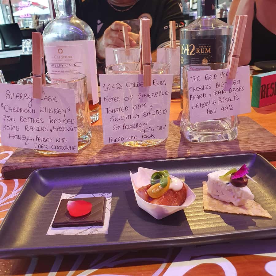 Paihia or Kerikeri: Wine, Spirit, & Craft Beer Tour - Bad Habits in Paihia, New Zealand Spirits with Food Pairing