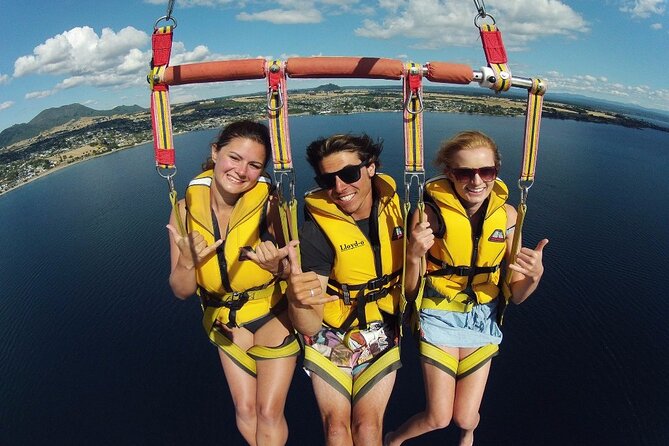 Parasailing Adventure over Lake Taupo - The Boat Ride: Boarding Dry, Riding Out Calm, Then Launching