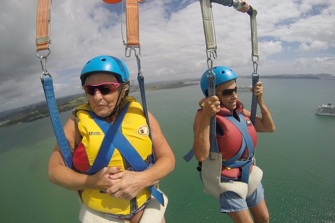 Parasailing Adventure Over the Bay of Islands - The View You Came For: Islands, Water, and Direction to Cape Brett