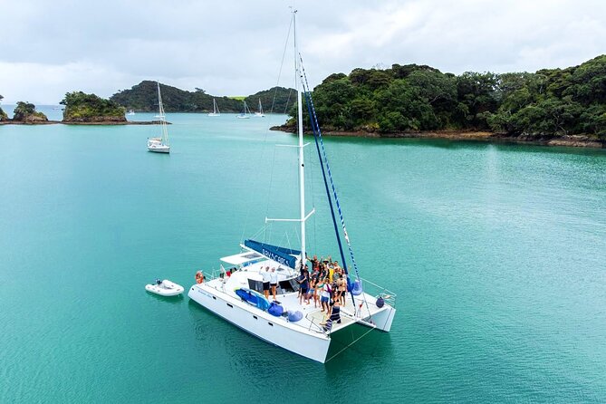 Private Catamaran Full Day Sailing Charter | Bay Of Islands - The Remote Island Stop: 2 Hours to Paddle, Snorkel, and Walk