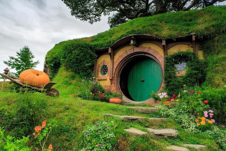 Private Hobbiton & BlueSprings & Redwood forest fromAuckland - Hobbiton Movie Set: 3 Hours With a Real Guide