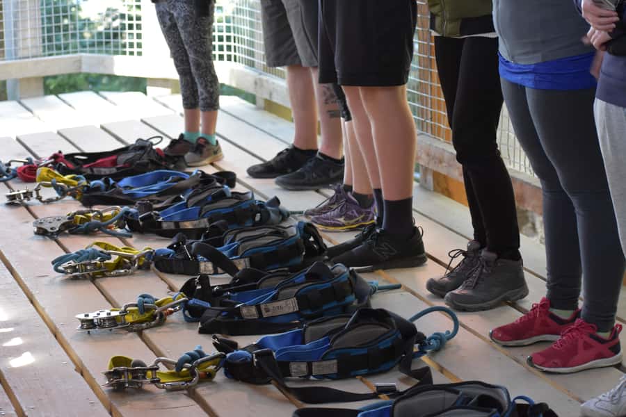Queenstown: 1-Hour Zipline Tour with 2-Lines & 21-Meter Drop - Check-in, harness up, and the safety setup that keeps things fun
