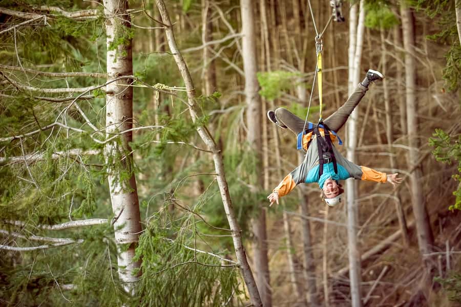 Queenstown: 3-Hour Zipline Adventure with 6-Lines - The final finale: the world steepest tree-to-tree line up to 70 kph