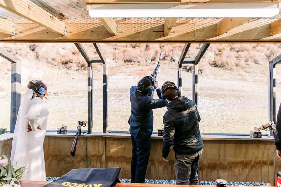 Queenstown: Clay Target Shooting Experience - Safety first at the clay range, with real gear in hand