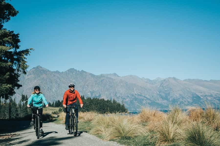 Queenstown: E-bike Hire on the Queenstown Trail - From town to Frankton, Lake Whakatipu is the point