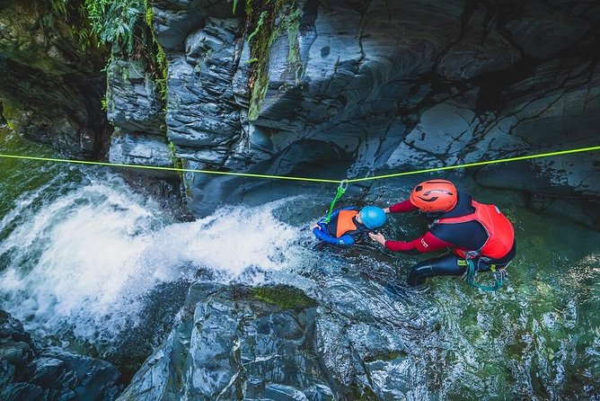 Queenstown Half-Day Canyoning Adventure - The main event: zipline, rappels, slides, plunges, and chutes