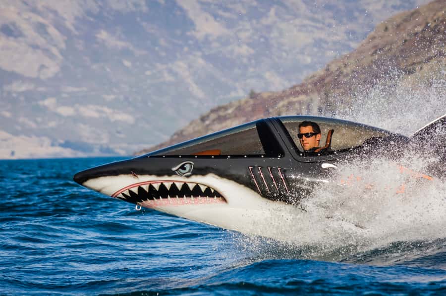 Queenstown: Hydro Attack Shark Ride - The Seabreacher X, Queenstown Bay, and that fighter-jet feeling