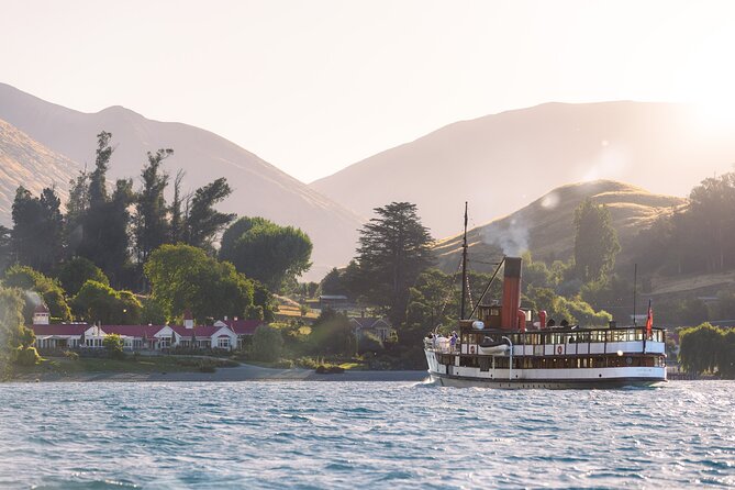 Queenstown Lake Cruise and Walter Peak Farm Adventure - On board the TSS Earnslaw: coal, pianist, and lake views