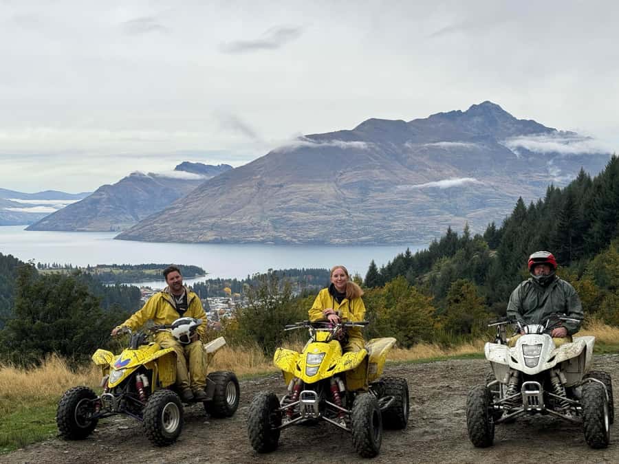 Queenstown: Quad Bike Tour - The Shotover River canyon viewpoints, where the effort pays back fast