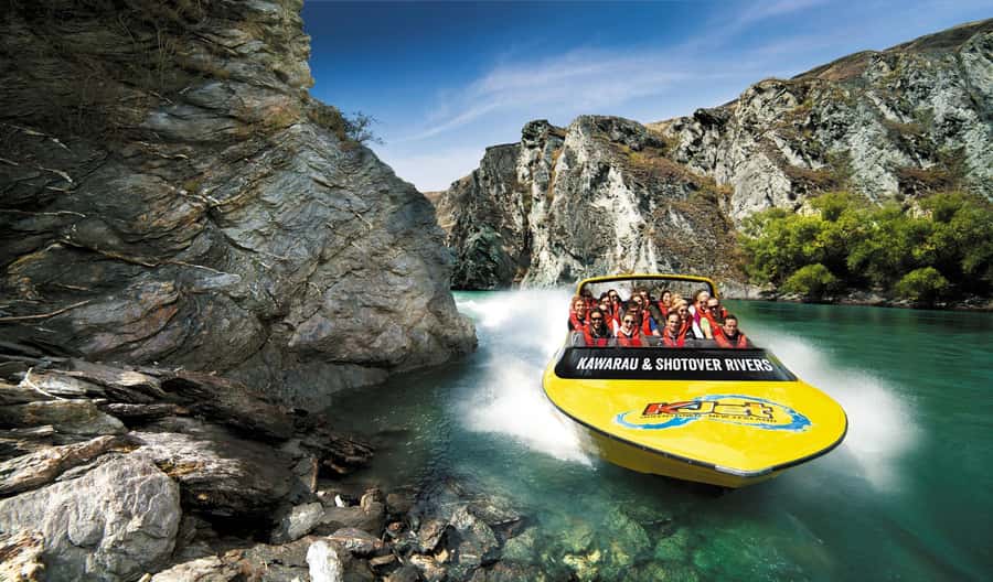 Queenstown: Shotover River and Kawarau River Jet Boat Ride - Kawarau River: high-speed passes, rocks, and bridges