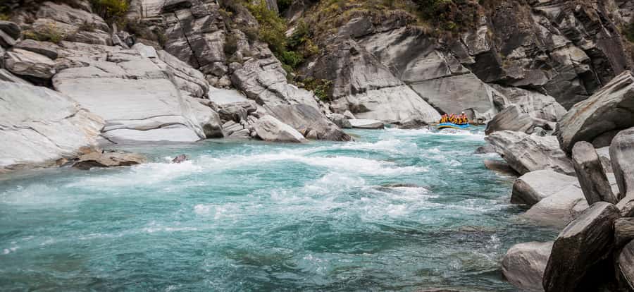 Queenstown: Shotover River Whitewater Rafting Trip - Getting suited up at Arthurs Point