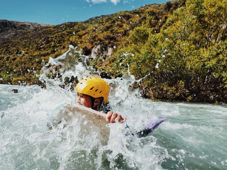 Queenstown: White Water Surfing Along the Kawarau River - Serious Fun Riverboarding guides: what good coaching looks like
