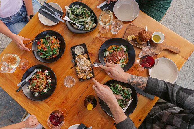 Queenstown Wine Tour - Gibbston Valley Cave | Kinross | Amisfield - Amisfield Restaurant and Cellar Door: stone, views, and a finisher stop