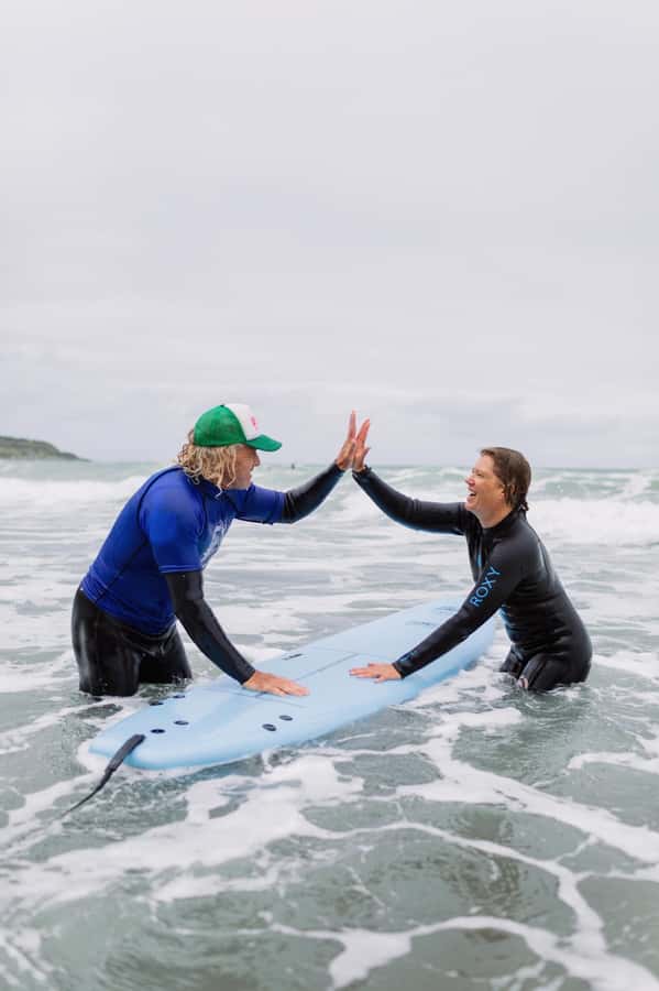 Raglan: 2 Day Surf Lesson & Rental Package - Meeting point reality check: Red Truck and the Ngarunui carpark