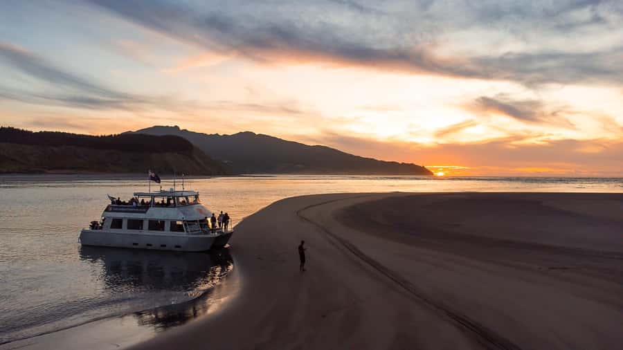 Raglan: Scenic Harbour Sunset Cruise - Raglan sunset looks different when you face the harbour