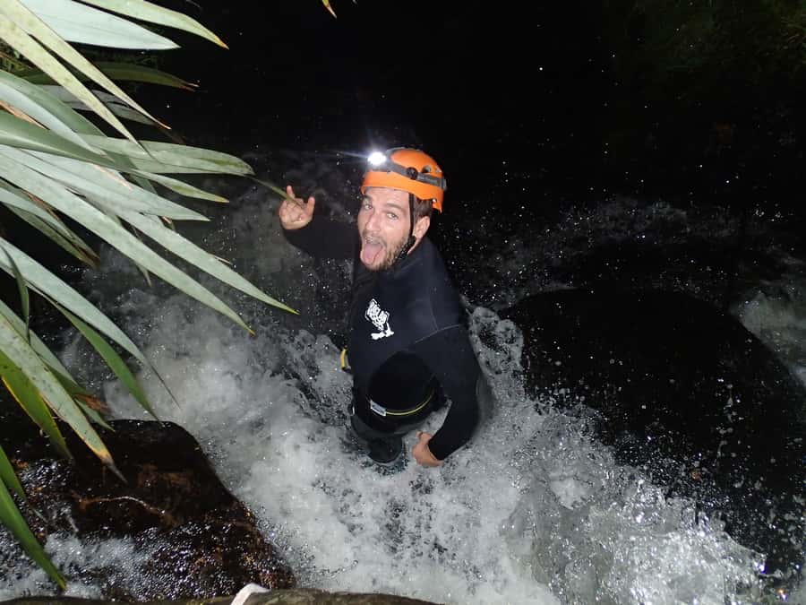 Raglan: Sunset Canyoning Tour and Glowworm Experience - Your 2.5 Hours in the Canyon: Abseils, Scrambles, and Waterfalls